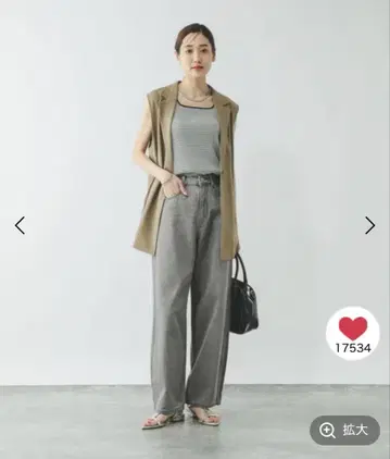 글로벌 워크 새상품 GOOD 데님 배기 팬츠 그레이 L