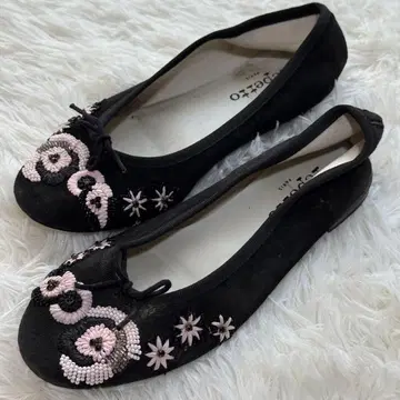 Repetto 레페토 발레 슈즈 블랙 핑크 23cm