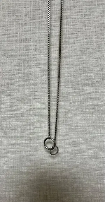 실버 반지 목걸이