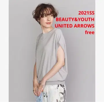 미사용*BEAUTY&YOUTH UNITED ARROWS 프렌치 니트 고급