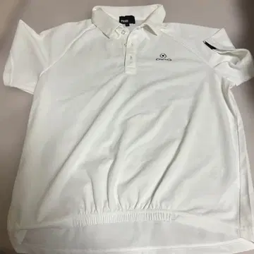 PING 화이트 피케 셔츠