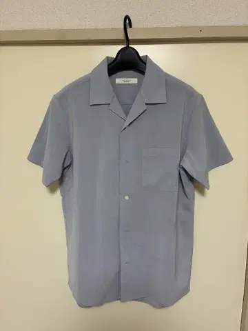 EDIFICE 반팔 셔츠 라이트 블루