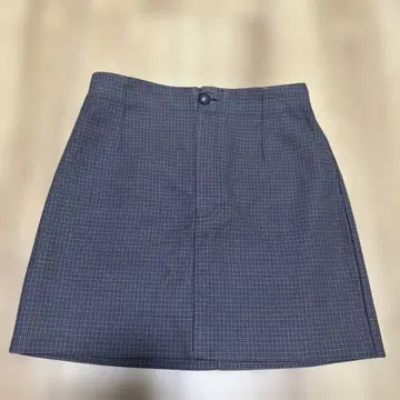 ZARA 체크무늬 미니스커트