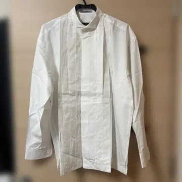 ISSEY MIYAKE MEN 화이트 턱시도 셔츠