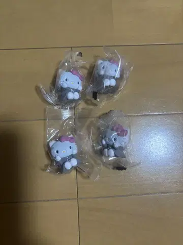 산리오 가챠가챠 랜덤 씰 키티 세트