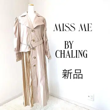 MISS ME BY CHALING 베이지 트렌치코트 미사용 새상품