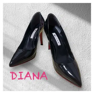 DIANA 블랙 하이힐 펌프스