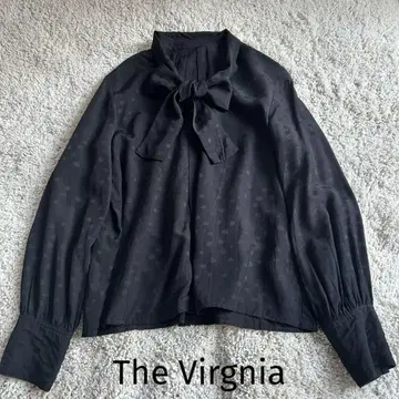 The Virgnia 더 버지니아 실크 50 보우타이 리본 블라우스