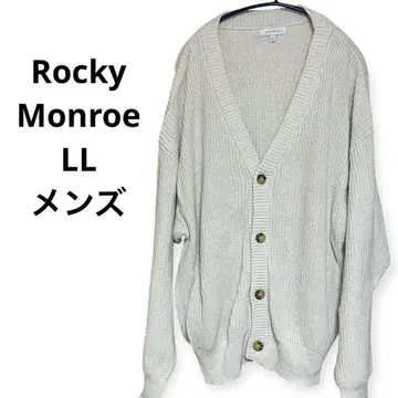 Rocky Monroe 니트 가디건 LL 남성 아이보리 상의