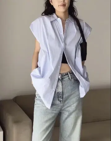 CLANE 클라네 NUANCE SHOULDER OVER SHIRTS