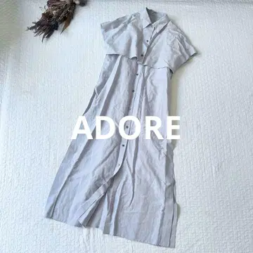 ADORE 어도어 원피스 롱 린넨 앙상블 세트 M