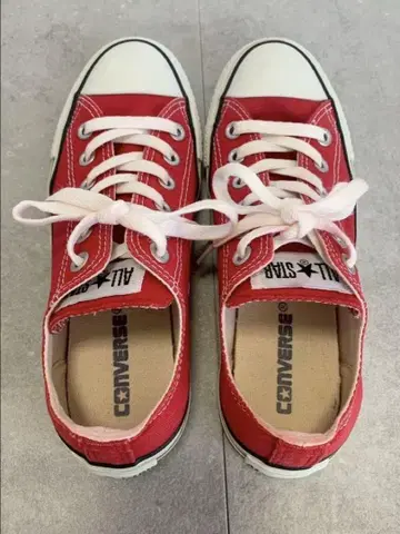 CONVERSE ALL STAR 레드 스니커즈