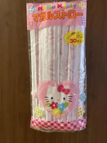 Sanrio 산리오 레트로 헬로키티 키티 스트로