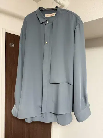 20ss cullni 비대칭 라펠 셔츠 사이즈 2