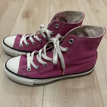 CONVERSE 핑크 하이컷 스니커즈