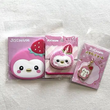 JOCHUM 포포 모코모코 머리끈 거울 참 3세트