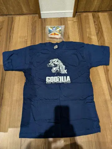 도호 대괴수 캐릭터 티셔츠 GODZILLA 고질라 1998년 새상품