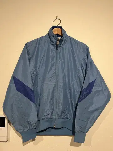Champion 챔피온 블루 나일론 자켓