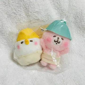 카나헤이의 작은 동물 피스케와 토끼의 온천 마스코트 봉제 인형