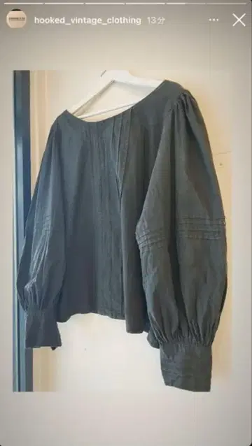 hooked vintage 블라우스