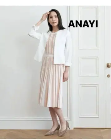 ANAYI 노카라 자켓 화이트