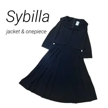 [새상품급] Sybilla 시빌라 셋업 원피스 블랙 포멀 SM