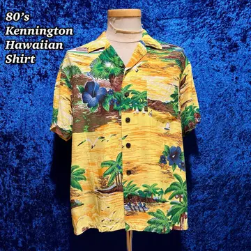 80's Kennington Rayon 54% 하와이안 셔츠