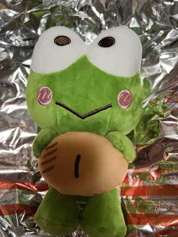 산리오 콜라보 스시로 핫피단부이 한정판 봉제 인형 케로케로케로피
