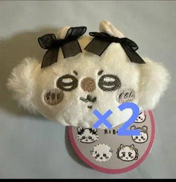 치이카와 (먼작귀) 미니 동전 지갑 리본 모몽가 x 2