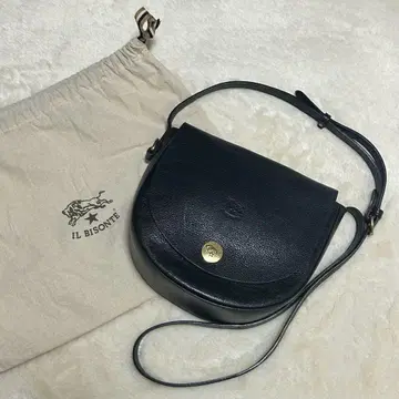 IL BISONTE 블랙 숄더백
