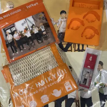 하이큐!! 모스버거 콜라보 굿즈