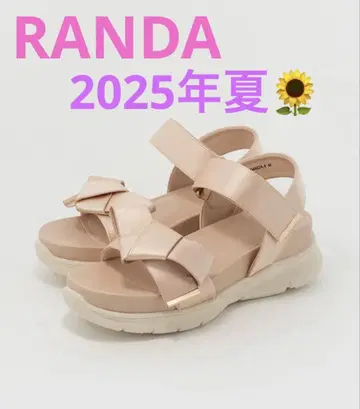 RANDA 란다 스포산 스포츠 샌들 통굽 핑크 L
