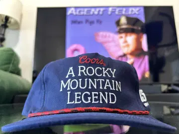 USA 쿠어스 Coors x 시거 SEAGER 캡 베이지 네이비