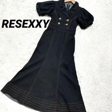 RESEXXY 리젝시 데님 원피스 블랙 Free 사이즈