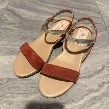 미사용 새상품 가이모 바이컬러샌들 37(23.5cm)