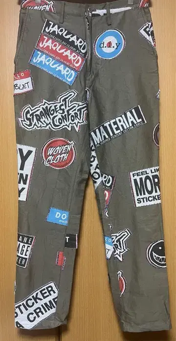 [레어] doublet 더블렛 2016AW 패치워크 팬츠 S