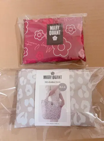 마리 콴트 MARY QUANT 에코백 대소 세트 2개 세트