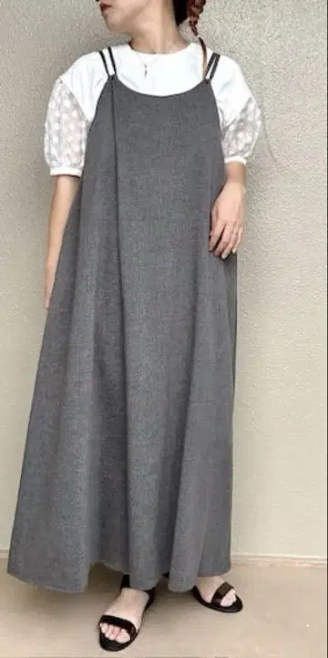 모니레 MONiLE 폴리 린넨 살로펫 팬츠