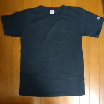 Champion T1011 티셔츠 M 다크 네이비 포켓 티셔츠