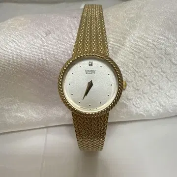 SEIKO 쿼츠 골드 시계