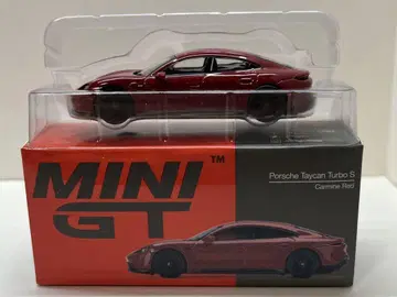 MINI GT #289 Porsche Taycan Turbo S 레드