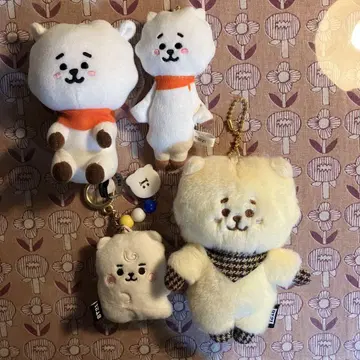 [ BTS ] RJ 봉제 인형 마스코트 4개 세트