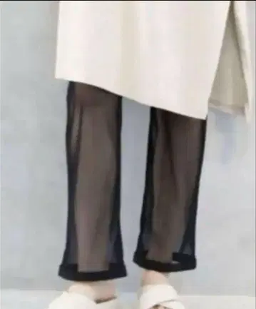 튤 팬츠 레깅스 10부 미사용 새상품