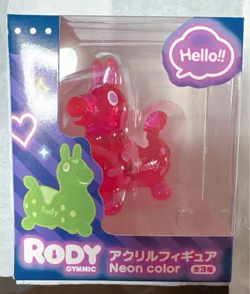 Rody 아크릴 피규어 네온 컬러