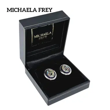 MICHAELA FREY 귀걸이 에마유 네이비 실버