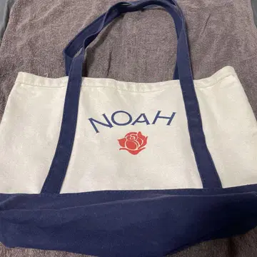 NOAH 토트백 아이보리/네이비
