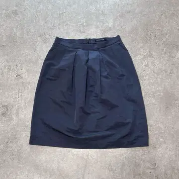 s2971 투모로우랜드 미니 스커트 면 혼방 안감 네이비 턱 S