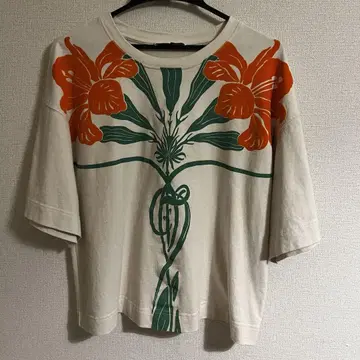 JW Anderson 아이보리 티셔츠
