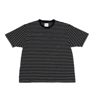 KAJA HIGH GAUGE BORDER POCKET TEE
