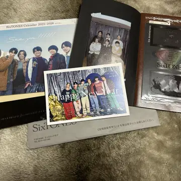 SixTONES 2025-2026 달력 스토카레 연하장 뉴스레터 새상품
